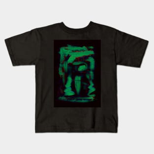 Green Abstraction Kids T-Shirt